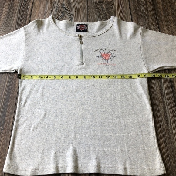 Vtg Harley-Davidson Cool Springs, TN Zipper Shirt - Picture 3 of 7